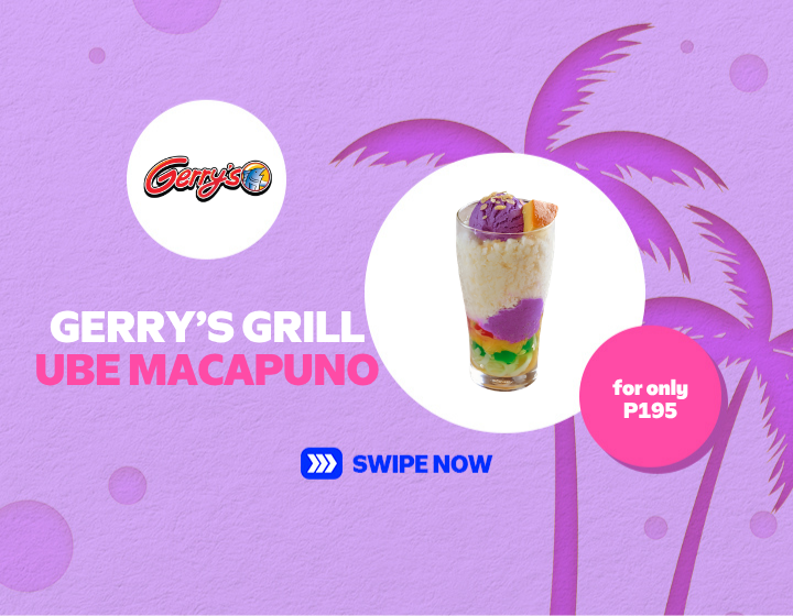 SMMR | GERRY'S GRILL | UBE MACAPUNO FOR ONLY P195
