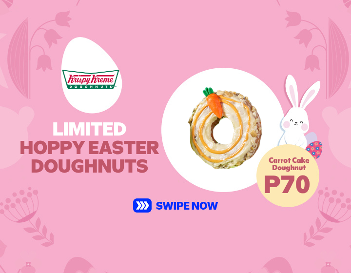 Krispy Kreme Hoppy Easter Doughnut - Carrot Cake Doughnut