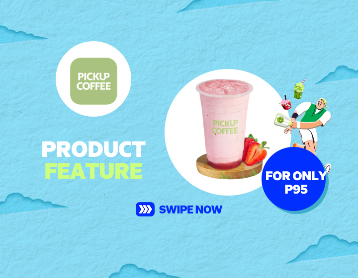 Php95.00 only on PICKUP COFFEE Strawberry Milk Dream