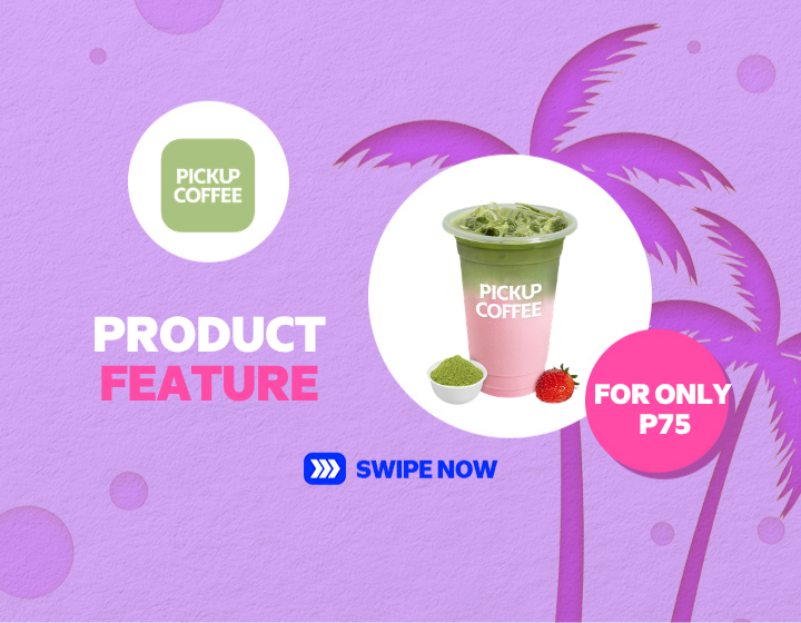 Php 95.00 only on PICKUP COFFEE Strawberry Matcha