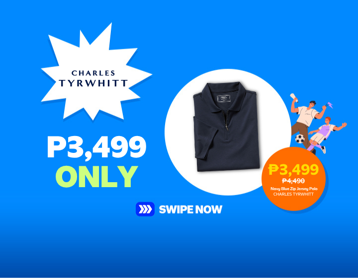 SMAU Navy Blue Zip Jersey Polo