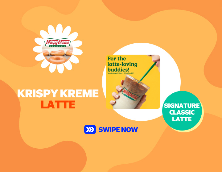 Signature Classic Latte on Krispy Kreme