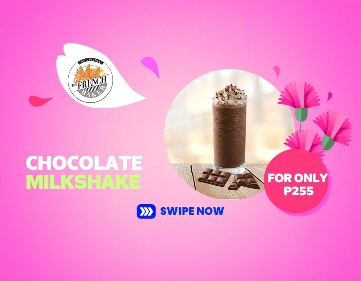 Mom's Day French Baker Creamy Chocolate Milkshake