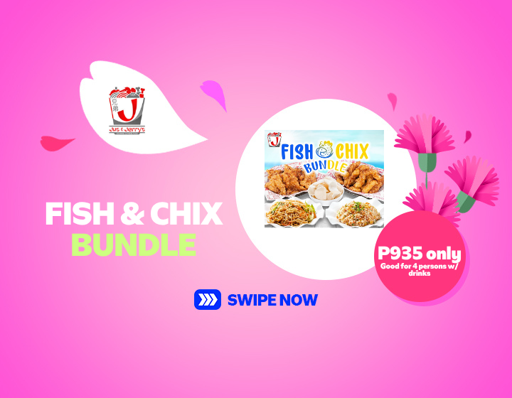 JUS AND JERRY'S | FISH AND CHIX BUNDLE FOR 4 ONLY P935