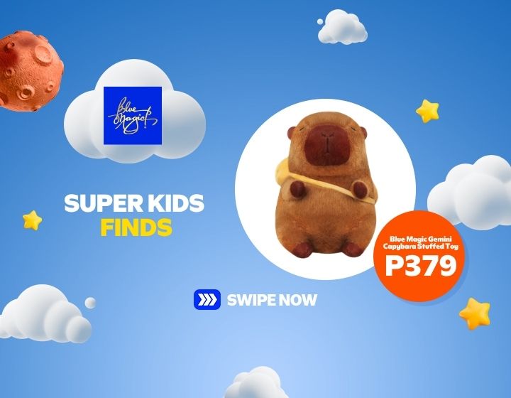 Blue Magic Gemini Capybara Stuffed Toy for as low as P379