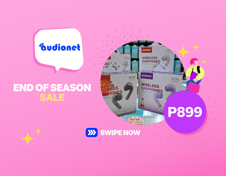 Audio Net's Wireless Earphones for only P899.00