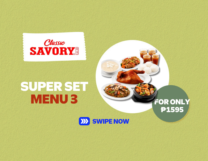 CLASSIC SAVORY | SUPER SET MENU 3