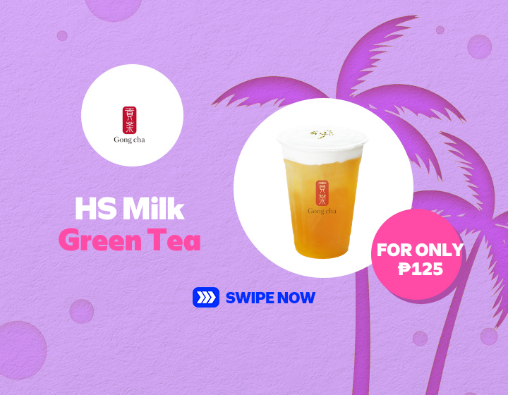 Stay cool and refreshed this summer with HS Milk Tea for only Php 125.00 🧋☀️ Drop by Gong Cha and enjoy your favorite milk tea fix today ✨