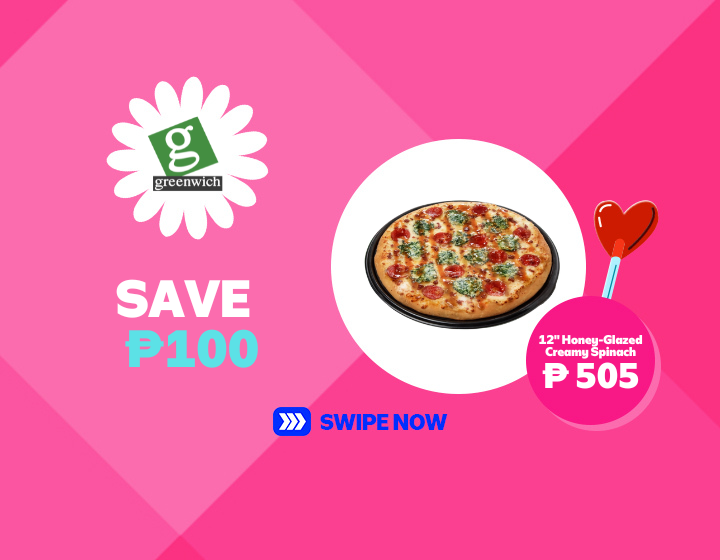 Save ₱100  | Greenwich| 12" Honey-Glazed Creamy Spinach | Now ₱ 505