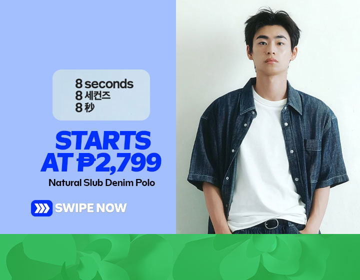 Natural Slub Denim Polo starts at P2,799