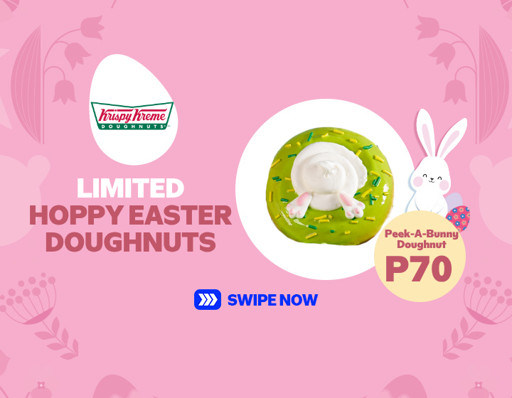 Krispy Kreme Hoppy Easter Doughnuts - Peek-A-Boo Doughnut