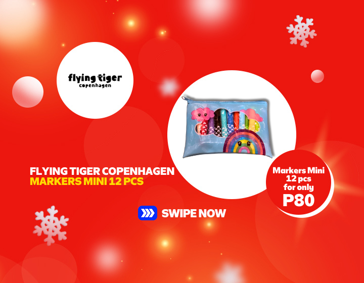 FLYING TIGER COPENHAGEN MARKERS MINI 12 PCS FOR ONLY P80!