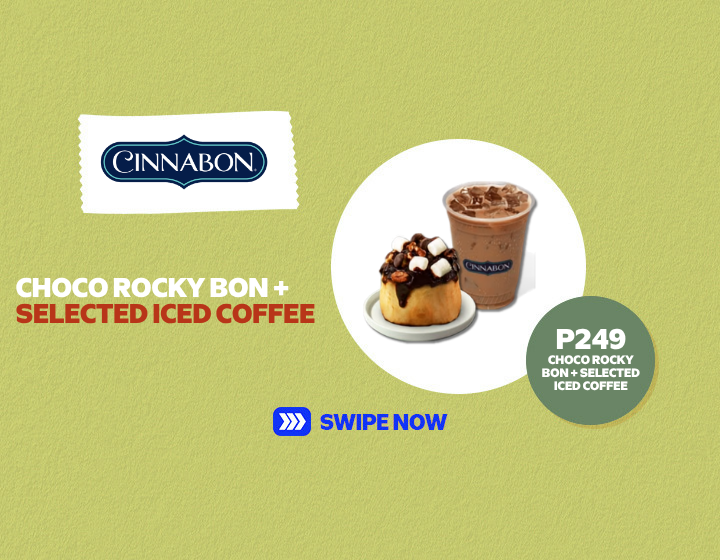CHOCO ROCKY BON + SELECTED ICED COFFEE FOR 249