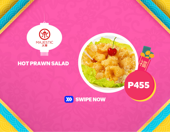 Hot Prawn Salad from Majestic Restaurant