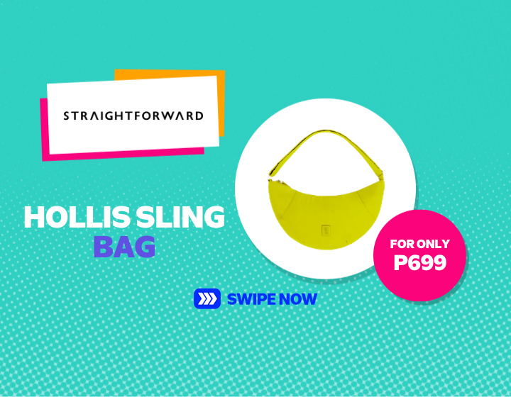 STRAIGHTFORWARD HOLLIS SLING BAG FOR ONLY P699!