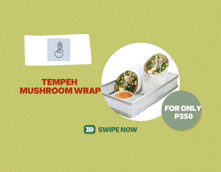 SMZA FAST FRESH TEMPEH MUSHROOM WRAP