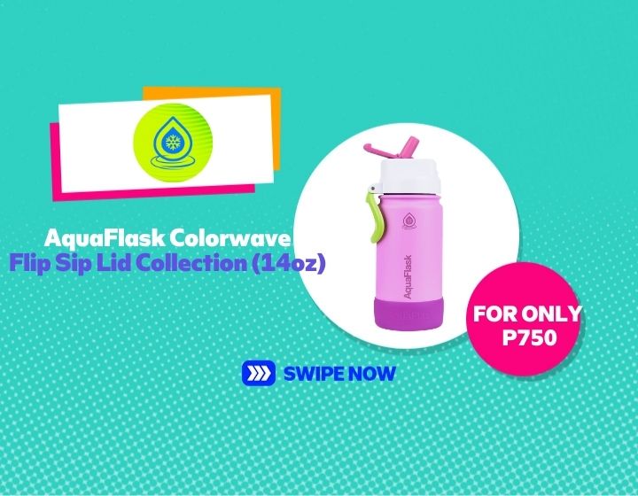 AquaFlask Colorwave Flip Sip Lid Collection (14oz)