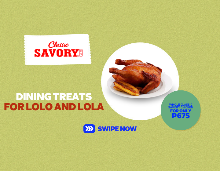 WHOLE CLASSIC SAVORY CHICKEN FOR ONLY ₱675