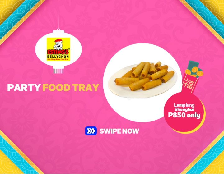 ESTING'S BELLYCHON | LUMPIANG SHANGHAI PARTY TRAY FOR ONLY P850
