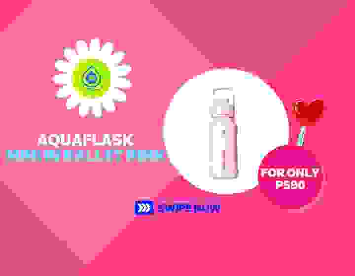 AQUAFLASK MINI IN BALLET PINK