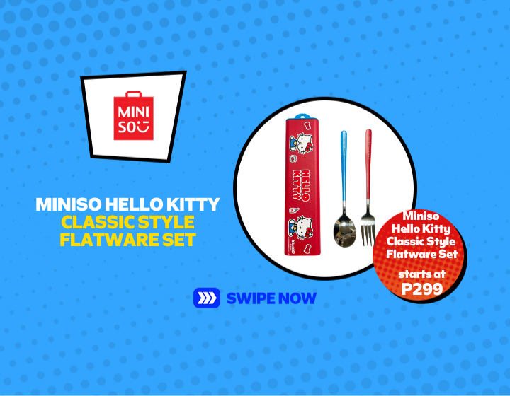 Miniso Hello Kitty Classic Style Flatware Set starts at P299