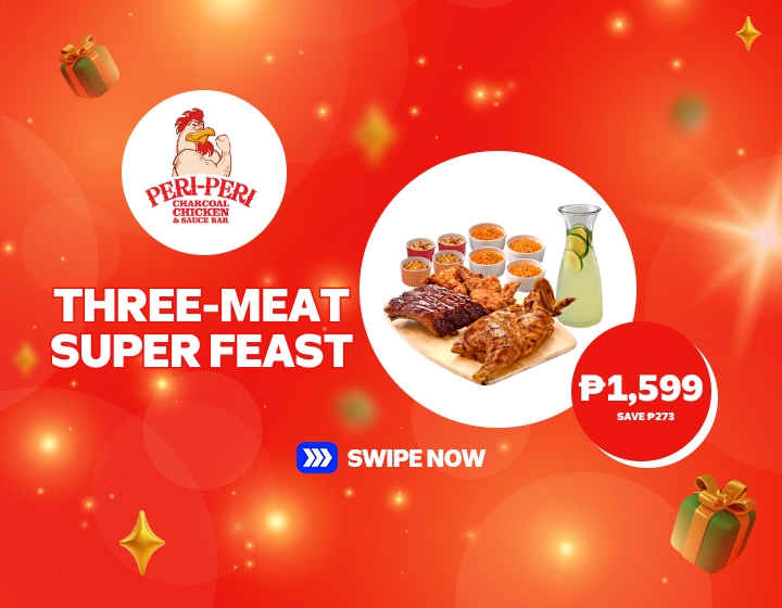 SMMR | PERI-PERI CHICKEN | SAVEP273 ON THREE MEAT SUPER FEAST