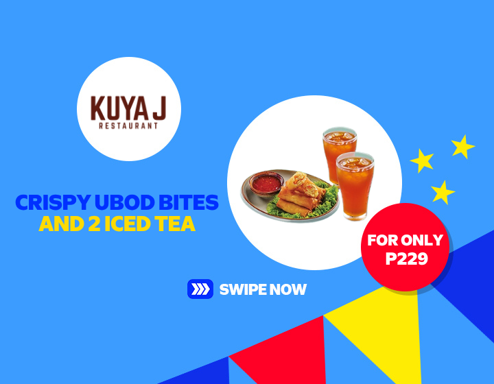 Crispy Ubod Bites and 2 Iced Tea for ₱229 only
