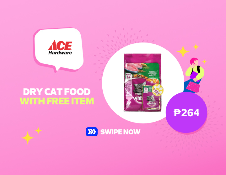 ACE HARDWARE DRY CAT FOOD FOR ONLY P264!
