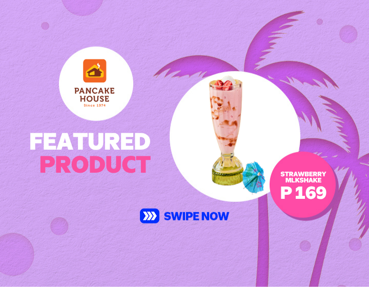 FEATURED PRODUCT on PANCAKE HOUSE's STRAWBERRY MILKSHAKE