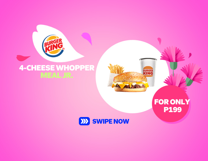 BURGER KING | 4-CHEESE WHOPPER MEAL JR. 
