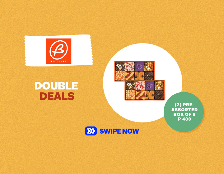 Enjoy Brownies Unlimited Double Deals - (2) PRE-ASSORTED BOX OF 8 for only P 480