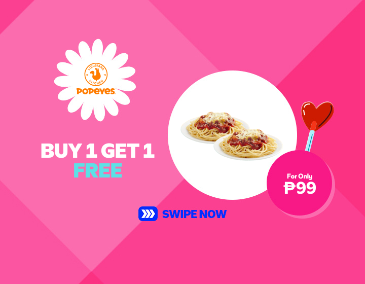 POPEYES SPAGHETTI WITH DRINK