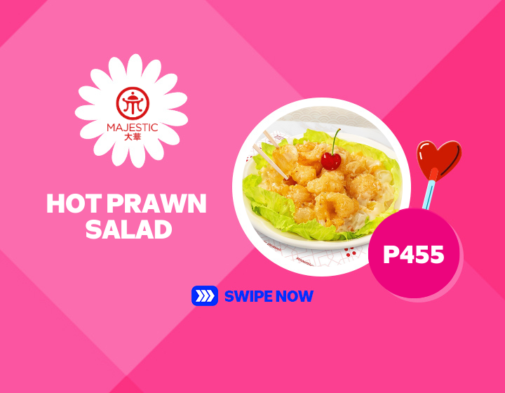 Hot Prawn Salad from Majestic Restaurant 