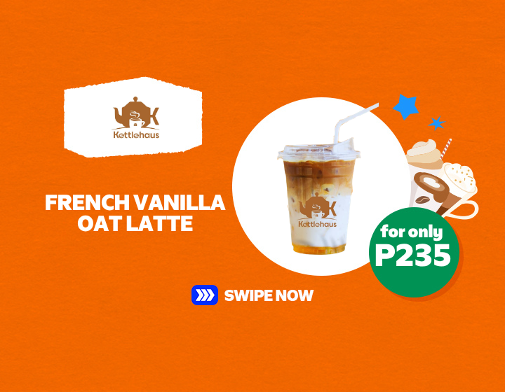 FRENCH VANILLA OAT LATTE FOR ONLY P235