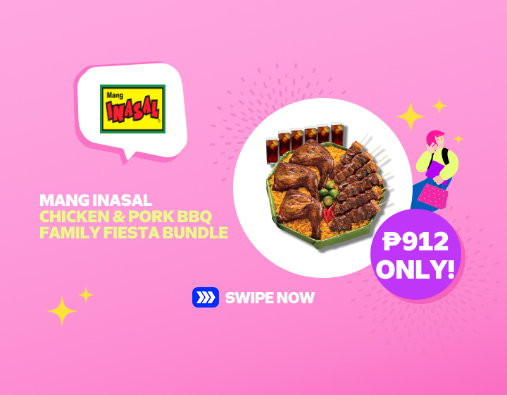 MUST TRY:  MANG INASAL CHICKEN & PORK BBQ FAMILY FIESTA BUNDLE