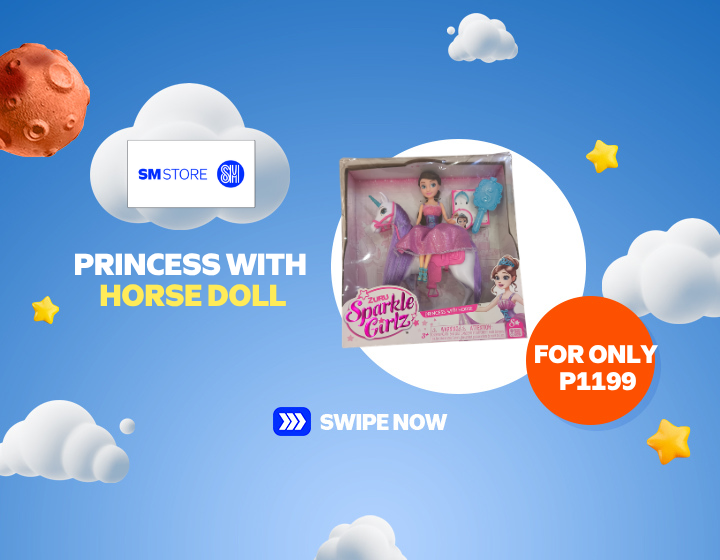 PRINCESS WITH HORSE DOLL