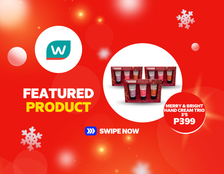 MERRY AND BRIGHT HAND CREAM TRIO BOX OF 3 FOR ONLY P399