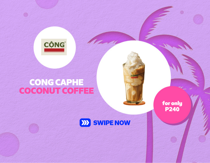 SMMR | CONG CAPHE | COCONUT COFFEE FOR ONLY P240