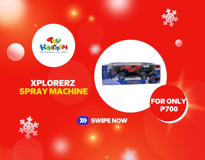 TOYKINGDOM XPLORERZ SPRAY MACHINE