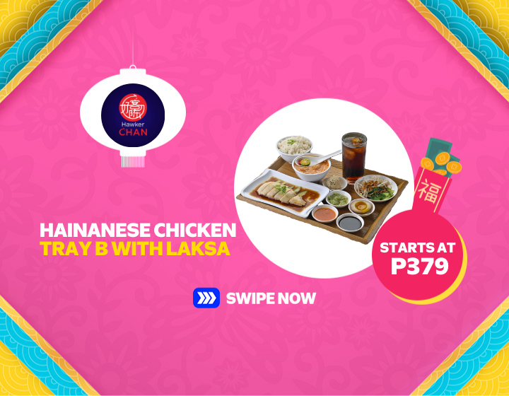 HAWKER CHAN HAINANESE CHICKEN TRAY B WITH LAKSA