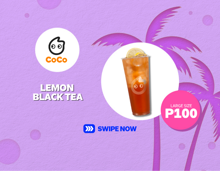 Enjoy this Lemon Black Tea from Coco 