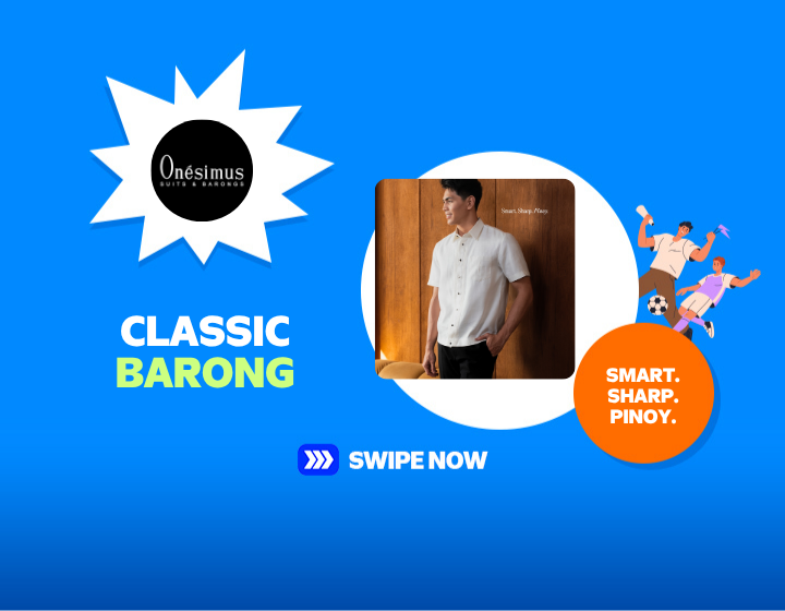 Classic White Barong on Onesimus Suits and Barongs