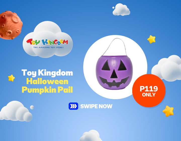 SM Store Toy Kingdom Halloween Pumpkin Pail