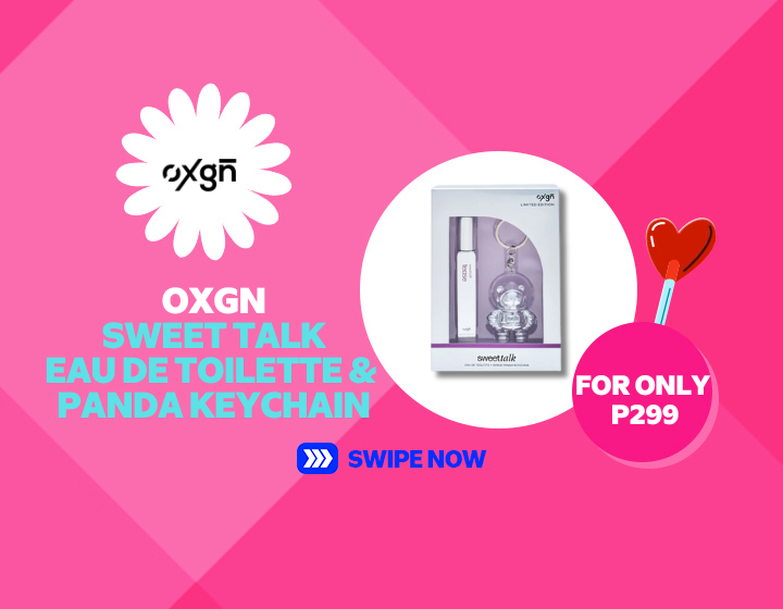 OXGN SWEET TALK & PANDA KEYCHAIN AT P299! 