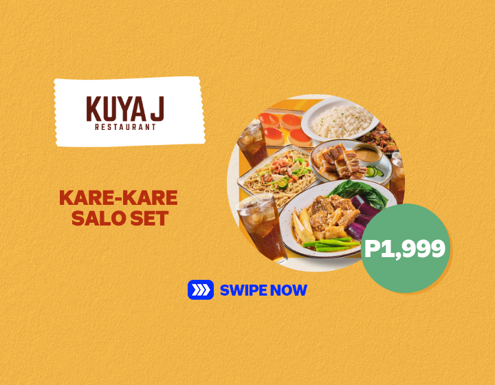 Enjoy the Kare-Kare Salo Set from Kuya J