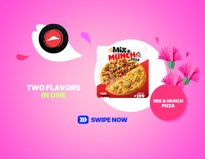 2 Flavors in 1 Pizza on Pizza Hut