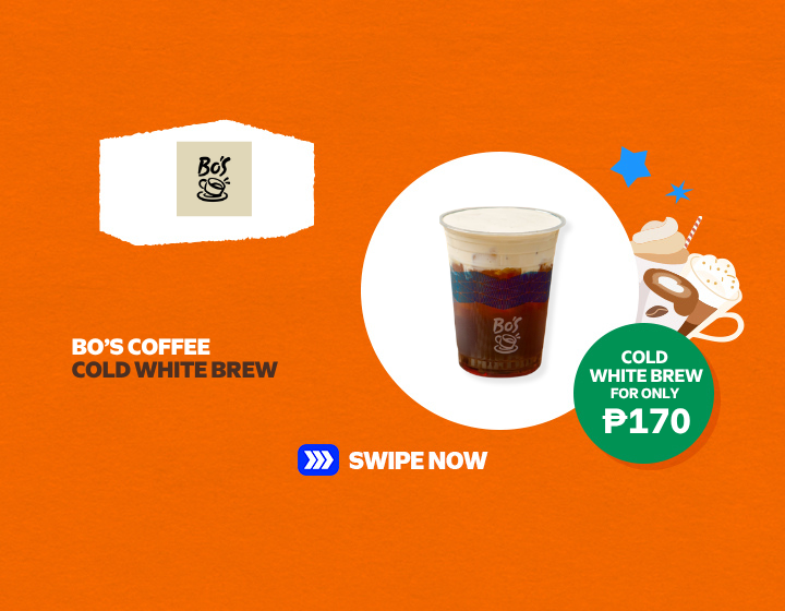 BO'S COFFEE COLD  WHITE BREW FOR ONLY  ₱170