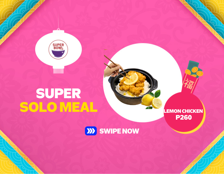 SUPER BOWL OF CHINA SUPER SOLO MEAL LEMON CHICKEN