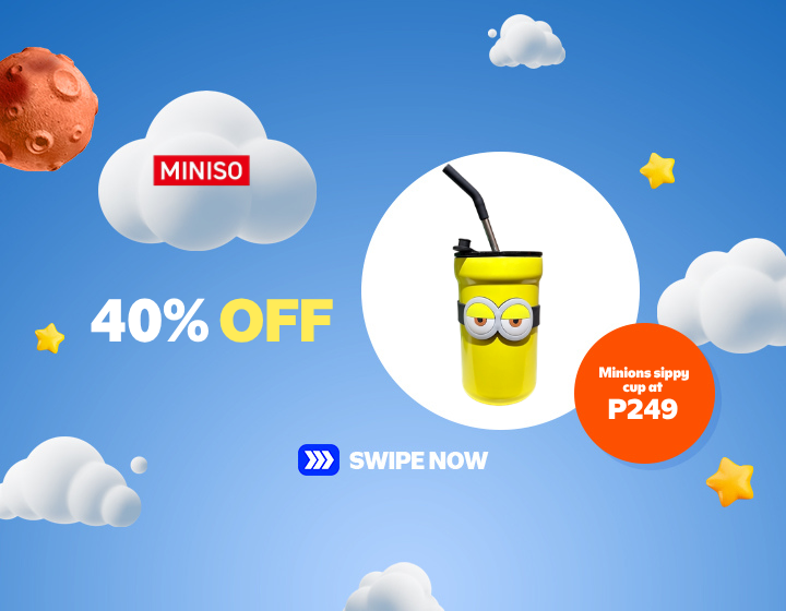 40% OFF ON MINIONS SIPPY CUP