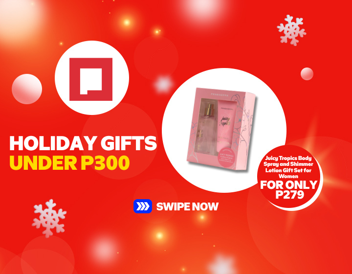 Juicy Tropics Body Spray and Shimmer Lotion Gift Set for Women